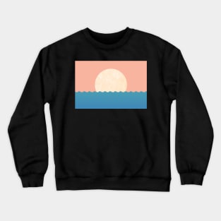 Sunset Pink Sky - Horizon Crewneck Sweatshirt